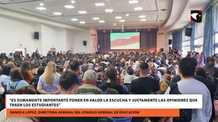 “Es sumamente importante poner en valor la escucha y justamente las opiniones que traen los estudiantes