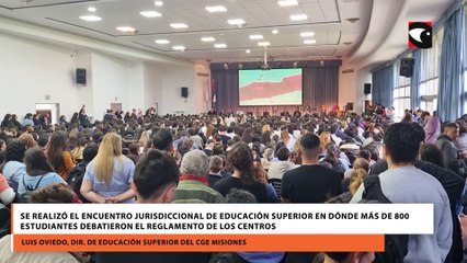 Se realizó el Encuentro Jurisdiccional de Educación Superior en dónde más de 800 estudiantes debatieron el reglamento de los centros_1