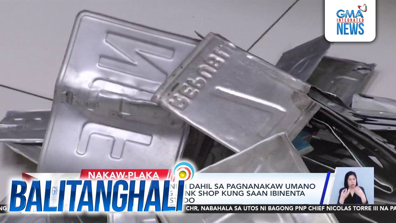 2 menor de edad, hinuli dahil sa pagnanakaw umano ng plaka; may-ari ng junk shop kung saan ibinenta ang mga plaka, arestado | Balitanghali