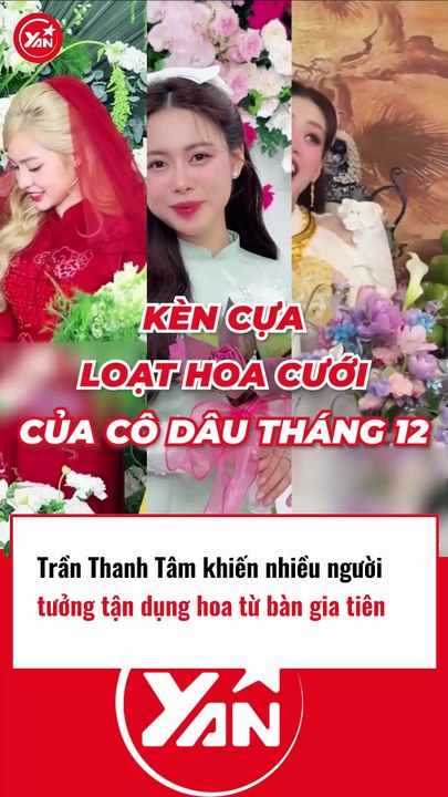 Trần Thanh Tâm khiến nhiều người nhầm tưởng dùng hoa từ bàn gia tiên