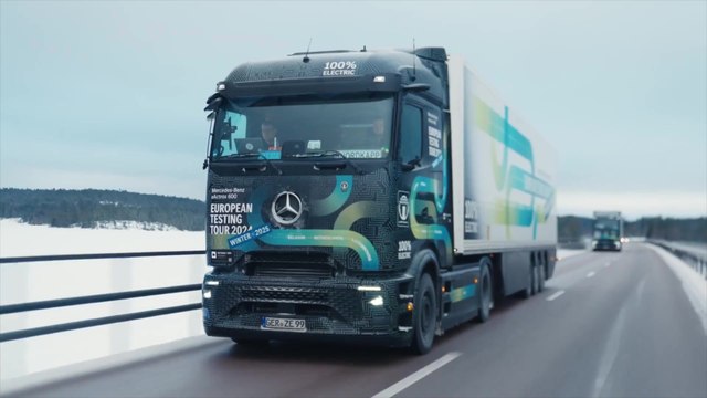 Mercedes-Benz eActros 600 - INVIERNO 2025 - Pruebas de invierno