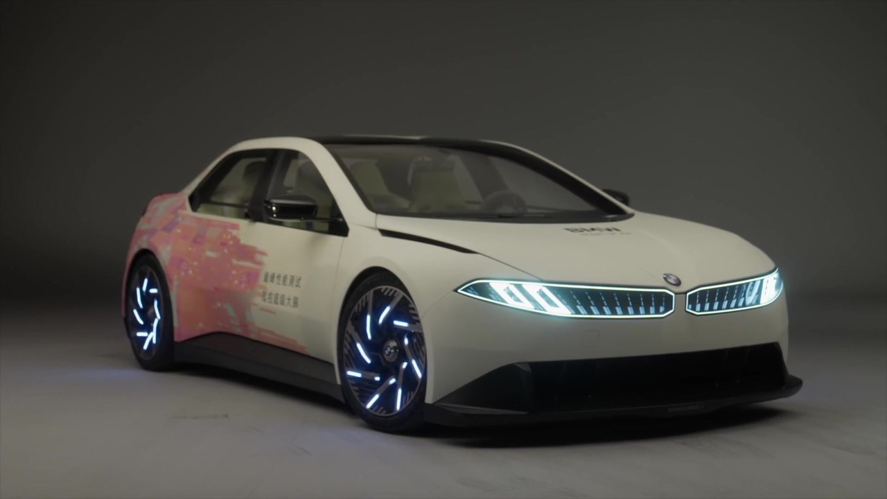 Der BMW Vision Driving Experience - Innovativer, fluoreszierender Lack für die Show in Shanghai