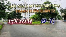 Bán đất khu biệt thự Thạnh  Xuân  Quận 12 - Giáp Nguyễn Oanh Gò Vấp
