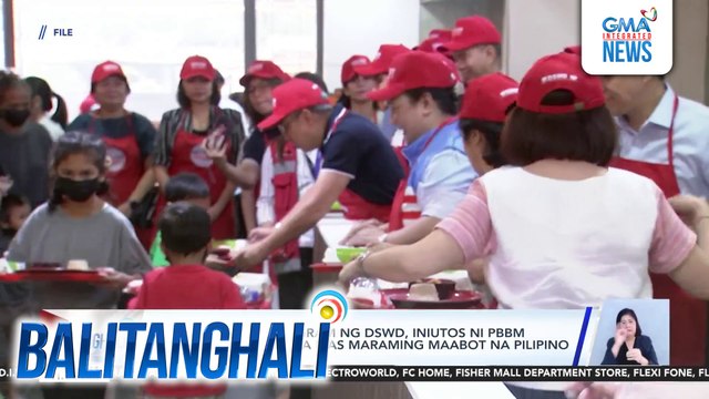 Walang Gutom Program ng DSWD, iniutos ni PBBM na palawakin pa para mas maraming maabot na Pilipino | Balitanghali