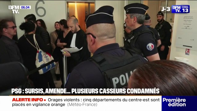 Il s'est rendu compte après coup de la gravité des faits : PSG-Inter: Sursis, amende...les premiers casseurs déjà condamnés