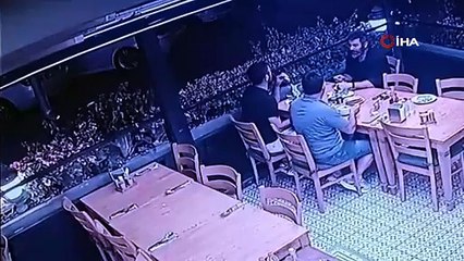 Marmaris açıklarındaki 5.8'lik deprem güvenlik kameralarına böyle yansıdı