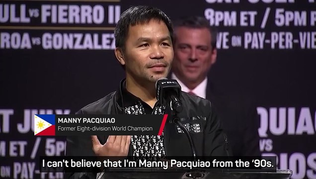 Manny Pacquiao's return to boxing is a fable, says the 46-year-old