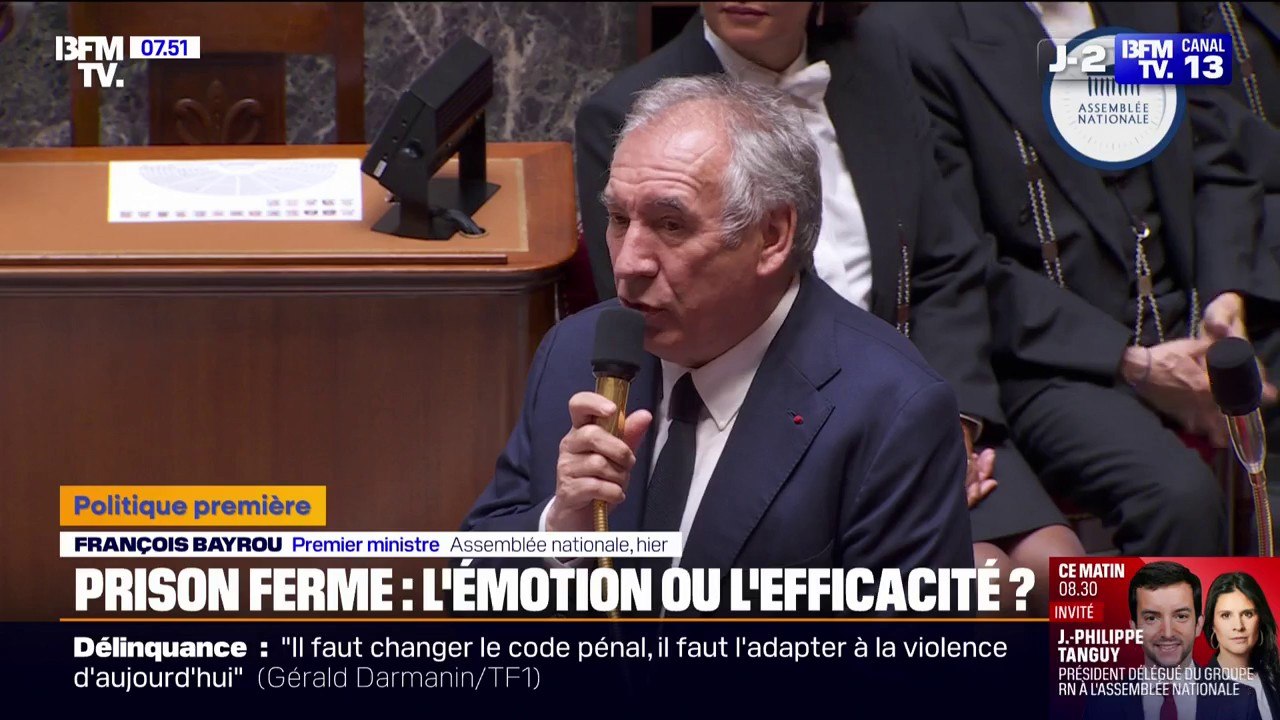EDITO - Débordements à Paris: François Bayrou évoque "l'exaspération de millions de Français" et s'aligne sur la position de Gérald Darmanin
