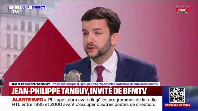 Proposition de Gérald Darmanin sur les peines minimales: C'est trop facile de venir piller le programme du RN , fustige Jean-Philippe Tanguy