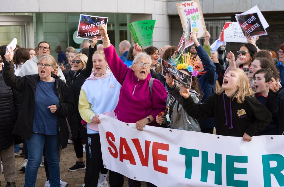 Riverside Theatre protest