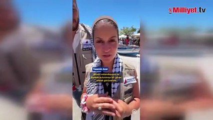 Gazze yolundaki ünlü isimlere tehdit: 'Umarım yüzme biliyorlardır'