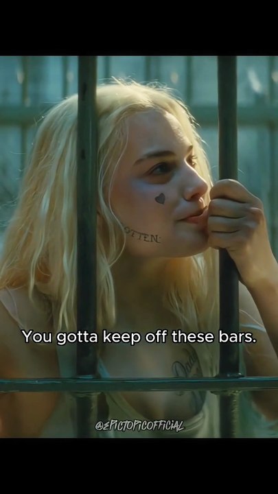 Harley Quinn gotta keep off these bars