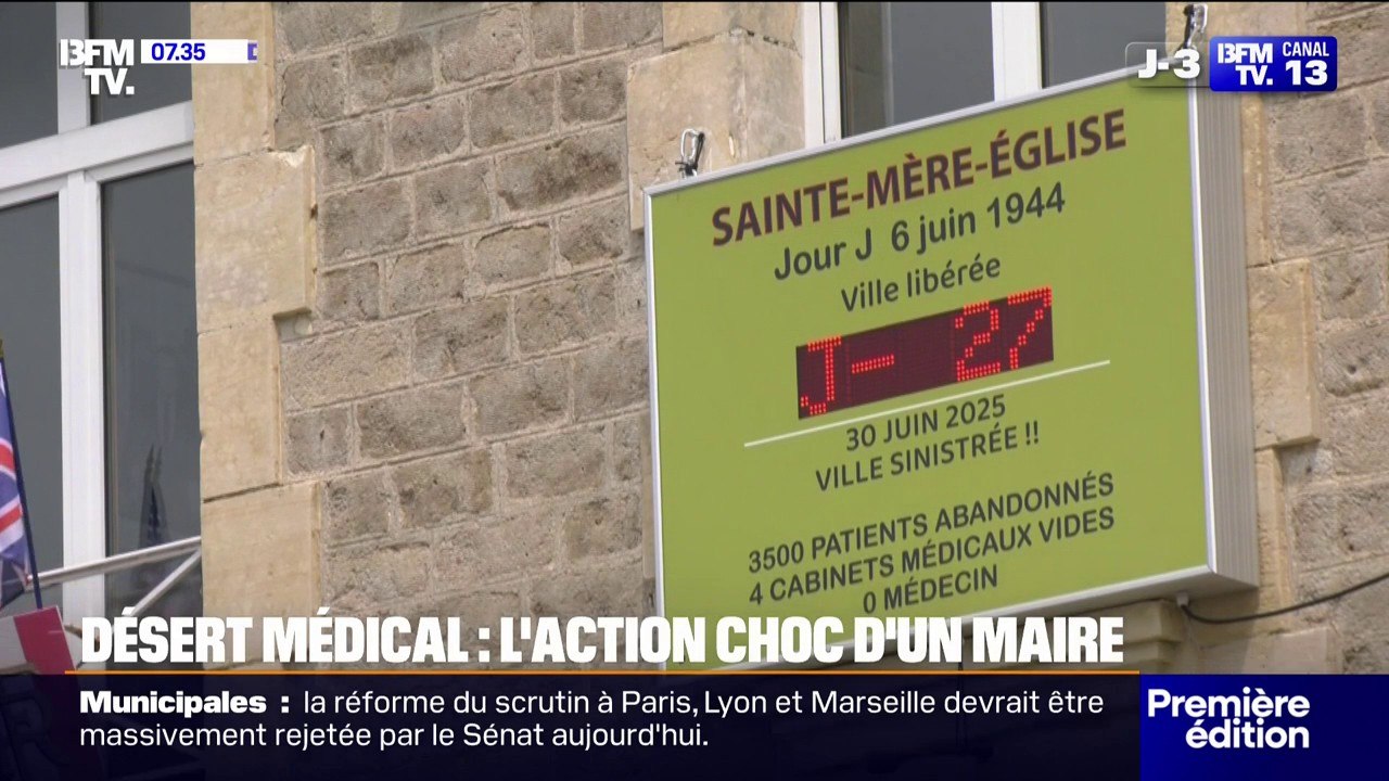 Désert médical: ce maire met tout en œuvre pour remplacer les deux seuls médecins de la commune, qui partent à la retraite à la fin du mois