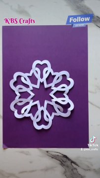 DIY Paper Snowflakes ❄️ | Easy Winter Paper Craft Tutorial