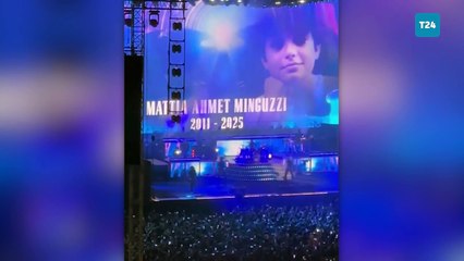 Guns N’ Roses'tan İstanbul konserinde anlamlı hareket: 'Cennetin kapısı' Mattia Ahmet için çalındı