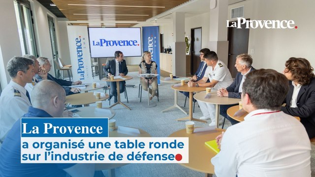 Une table ronde sur l'industrie de défense organisée par La Provence dans ses locaux