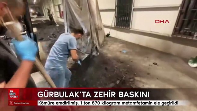 Gürbulak Sınır Kapısı'nda kömüre emdirilmiş 1.8 ton metamfetamin ele geçirildi