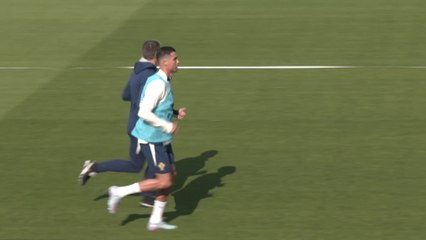 Entrenamiento de Portugal previo al enfrentamiento ante Alemania de la Nations League