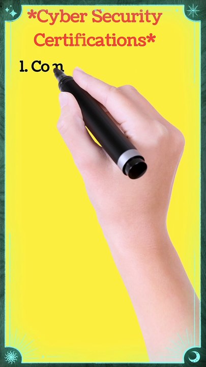 Certifications Of Cyber Security | Types Of Cyber Security