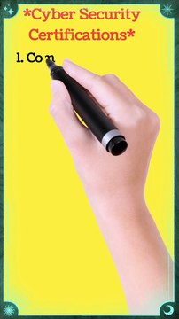 Certifications Of Cyber Security | Types Of Cyber Security