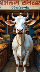 🚨_गाय_की_मिठाई_की_दुकान_पर_हमला_🐮 || Intellitoon || Hindi Short video || Cow story || Viral Story