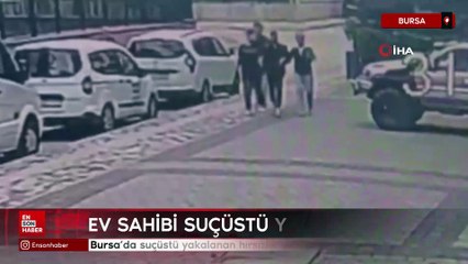 Bursa’da suçüstü yakalanan hırsızlık şüphelisine meydan dayağı