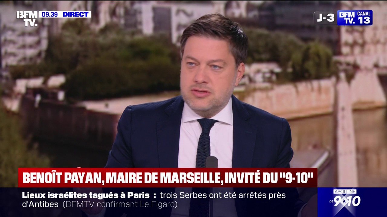 "Les dégradations (en marge de la victoire du PSG) sont inacceptables", déclare le maire de Marseille Benoît Payan
