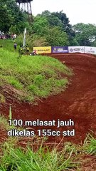 skilled trail bike racer