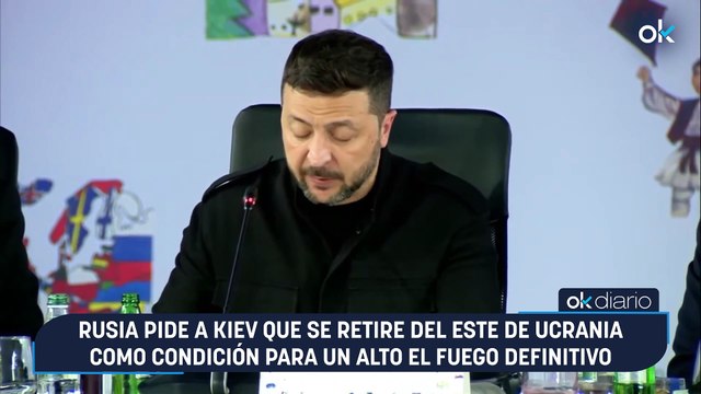 Rusia pide a Kiev que se retire del este de Ucrania como condición para un alto el fuego definitivo
