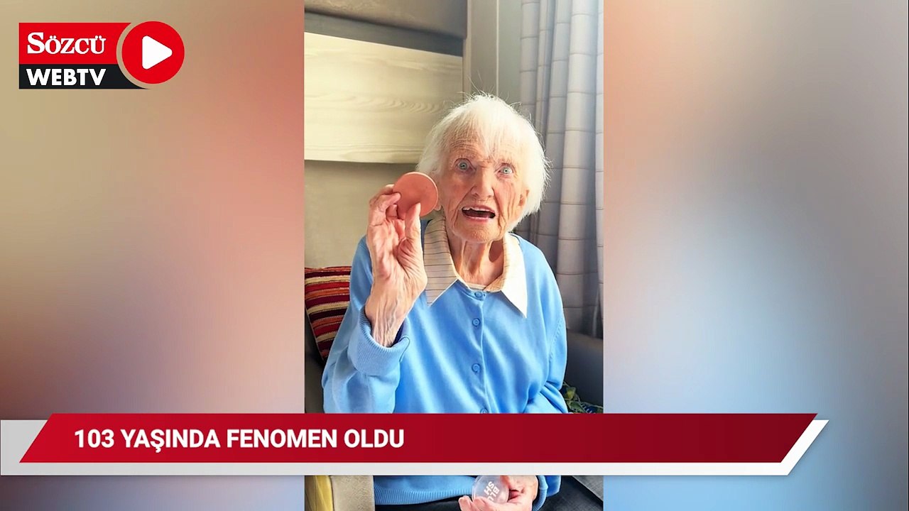 103 yaşında fenomen oldu