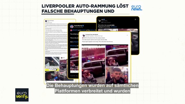 Wie die Amokfahrt von Liverpool eine Welle von Fehlinformationen im Internet auslöste