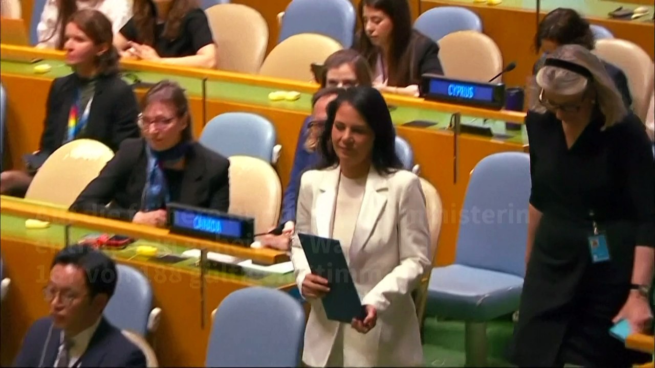 UN-Vollversammlung: Baerbock mit großer Mehrheit zur Präsidentin gewählt