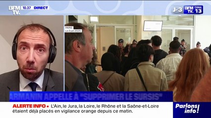 Violences après le sacre du PSG: "Il n'appartient pas au garde des Sceaux de commenter des décisions de justice", rappelle Aurélien Martini (Union syndicale des magistrats)