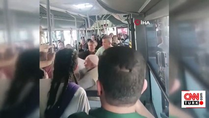 Yer: İstanbul... Taciz iddiası otobüsü karıştırdı: Tekme ve yumruklar havada uçuştu