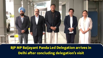 BJP’s Baijayant Panda-led delegation returns home, calls 4-nation anti-terror tour "Very Successful"