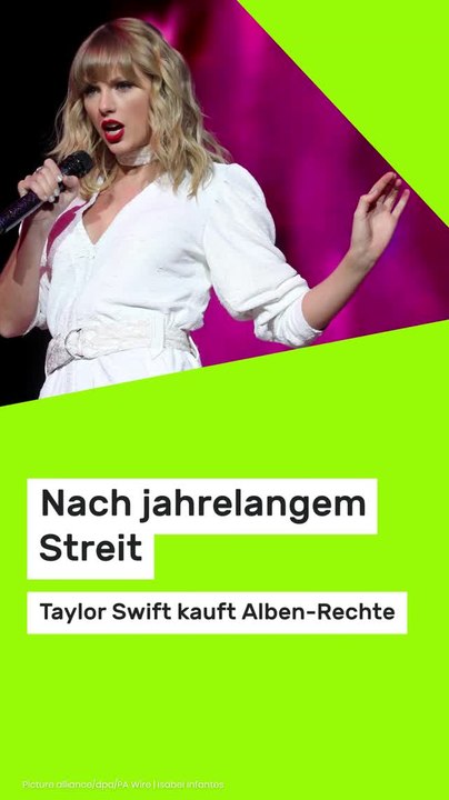Copy of Taylor Swift: Nach jahrelangem Streit: Taylor Swift kauft Alben-Rechte