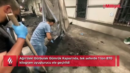 Gürbulak'ta tarihi uyuşturucu operasyonu: 1,8 ton metamfetamin ele geçirildi