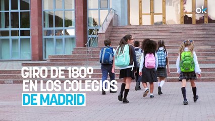 Giro de 180º en los colegios de Madrid: la medida que cambiará la vida a los padres y será muy pronto