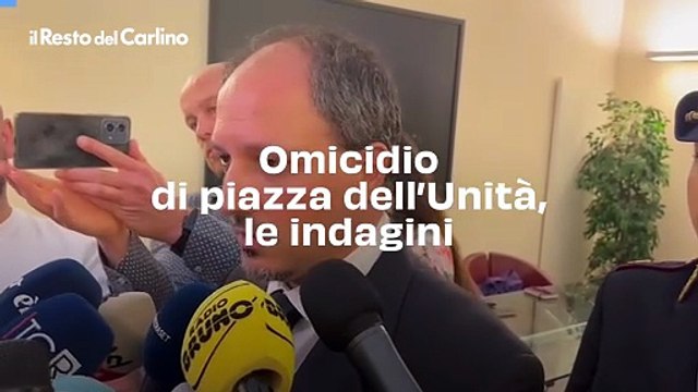 Omicidio di piazza dell'Unità, le indagini. Il video del capo della Mobile