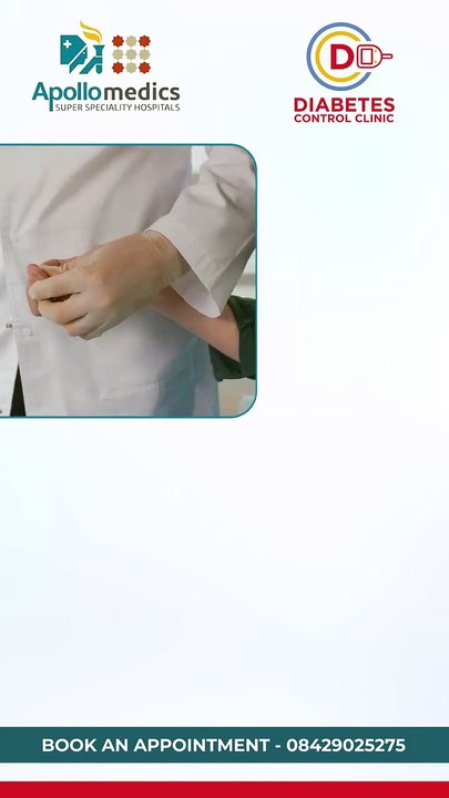 Struggling to manage diabetes Small daily changes can lead to a healthier, happier life. Let’s make it easier together!At Apollomedics Diabetes Control Clinic, we help you live healthier with expert-backed tips tha