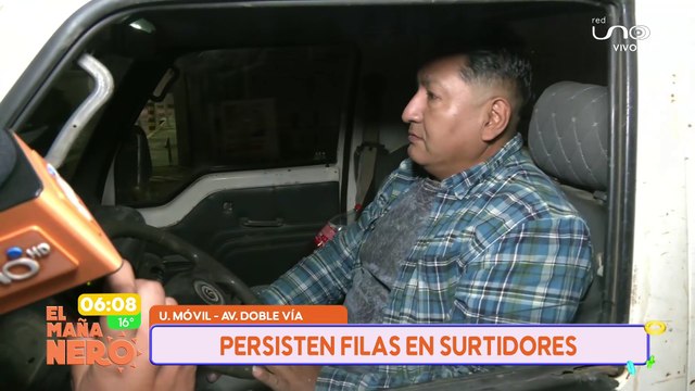 SCZ: PERSISTEN LAS FILAS EN SURTIDORES DE LA CIUDAD