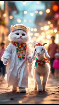 Bakra Eid 🤩🥰#cat #eid #eidmubarak #bakraeid #barieidmubarak #cutecat #ai #catshort #trendingvideo #trendingshorts #vitual #catlover #viralshorts #ytshorts #funny #crazyfunnyvideos #shortsfeed #shortvideo #funnyanimalvideos