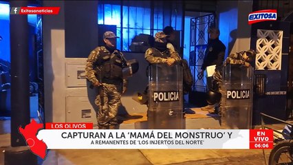 'El Monstruo': PNP captura a madre de Erick Moreno Hernández durante un operativo