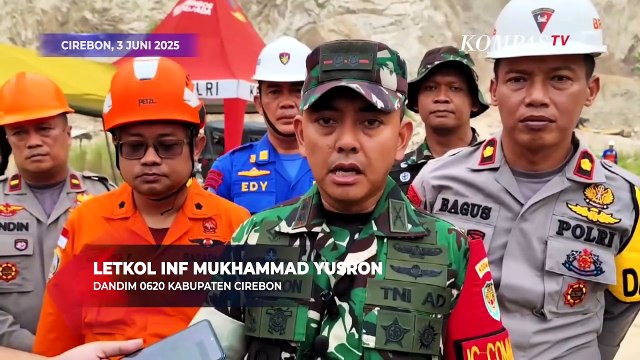 Pencarian Korban Longsor Tambang Gunung Kuda Cirebon, Petugas Gabungan Gelar Doa Bersama