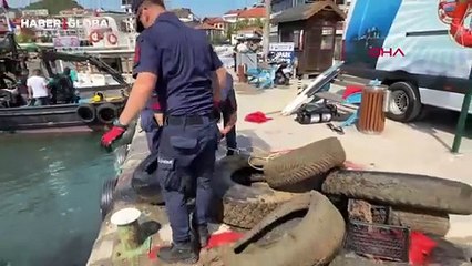 Bartın'da deniz temizliği: Suyun içinden çıkanlar şok etkisi yarattı