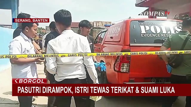 Polisi Gelar Olah TKP Perampokan yang Tewaskan 1 Orang di Serang
