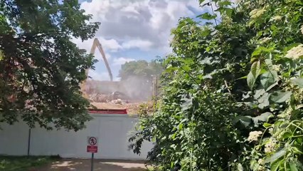 Regional Pool demolition
