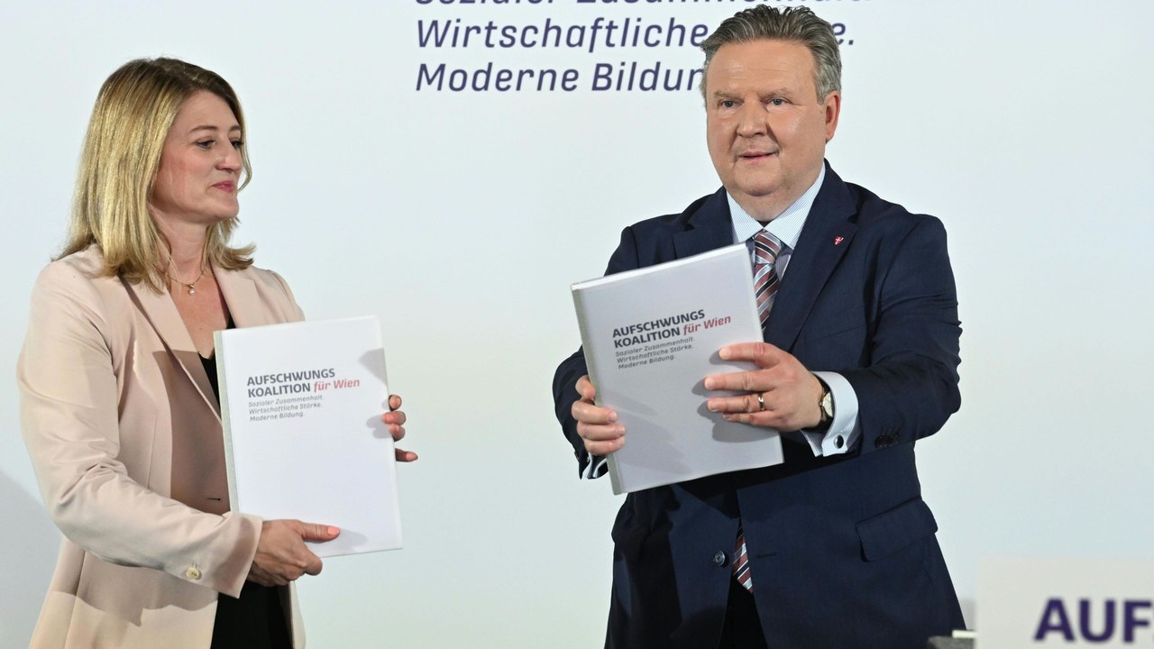 Regierungsprogramm: 'Aufschwungkoalition' von Rot-Pink in Wien