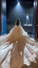 Walking down the aisle in this dreamy gown. #bridal #gown #princes #love