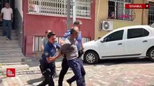 Kağıthane’de evini yakmaya çalıştı polise direndi